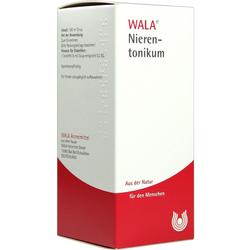 Weiße und rote Verpackung eines Nierentonikums von WALA.