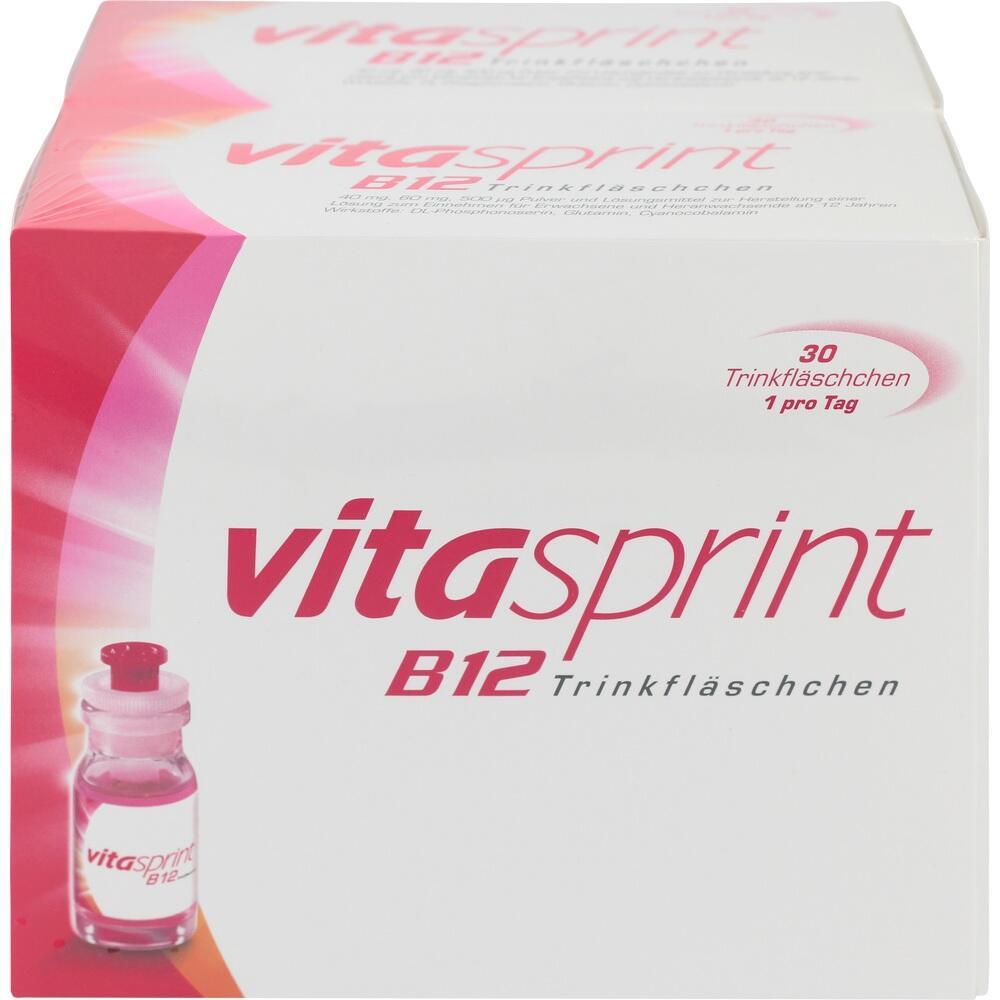 Eine Verpackung von VitaSprint B12 Trinkfläschchen mit 30 Stück.