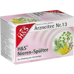 Eine Packung H&S Nieren-Spültee zur Erhöhung der Urinproduktion.